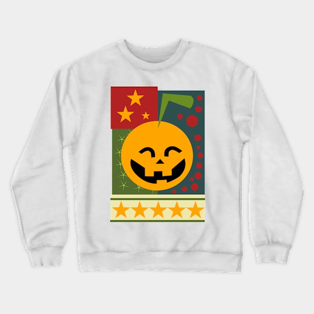 Happy Scary Halloween Pumpkin Crewneck Sweatshirt by jaml-12